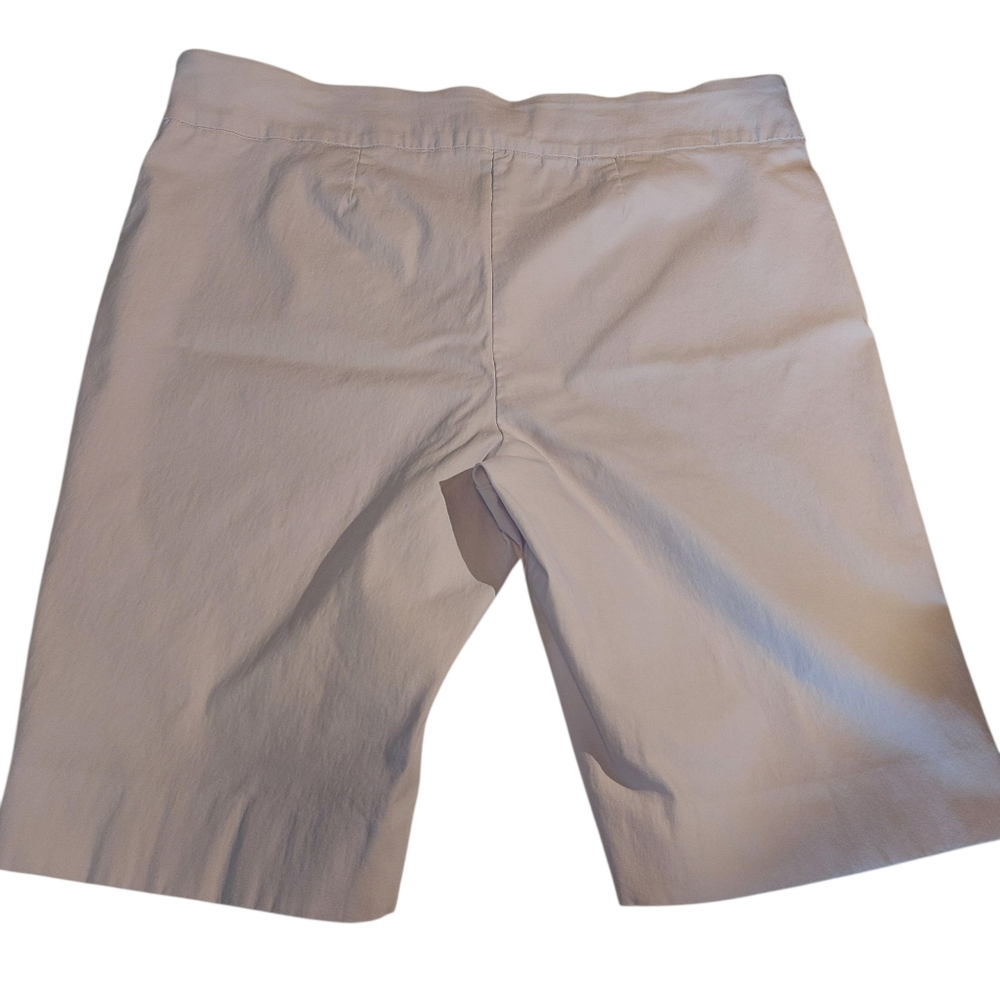 Zac & Rachel Women's Pull On White Shorts Size 20W EUC